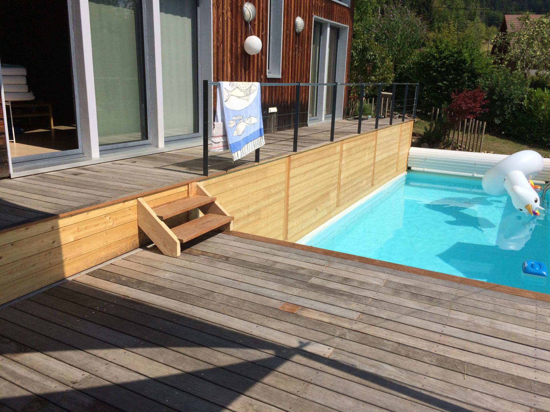 terrasse en bois exotique à FAVERGES