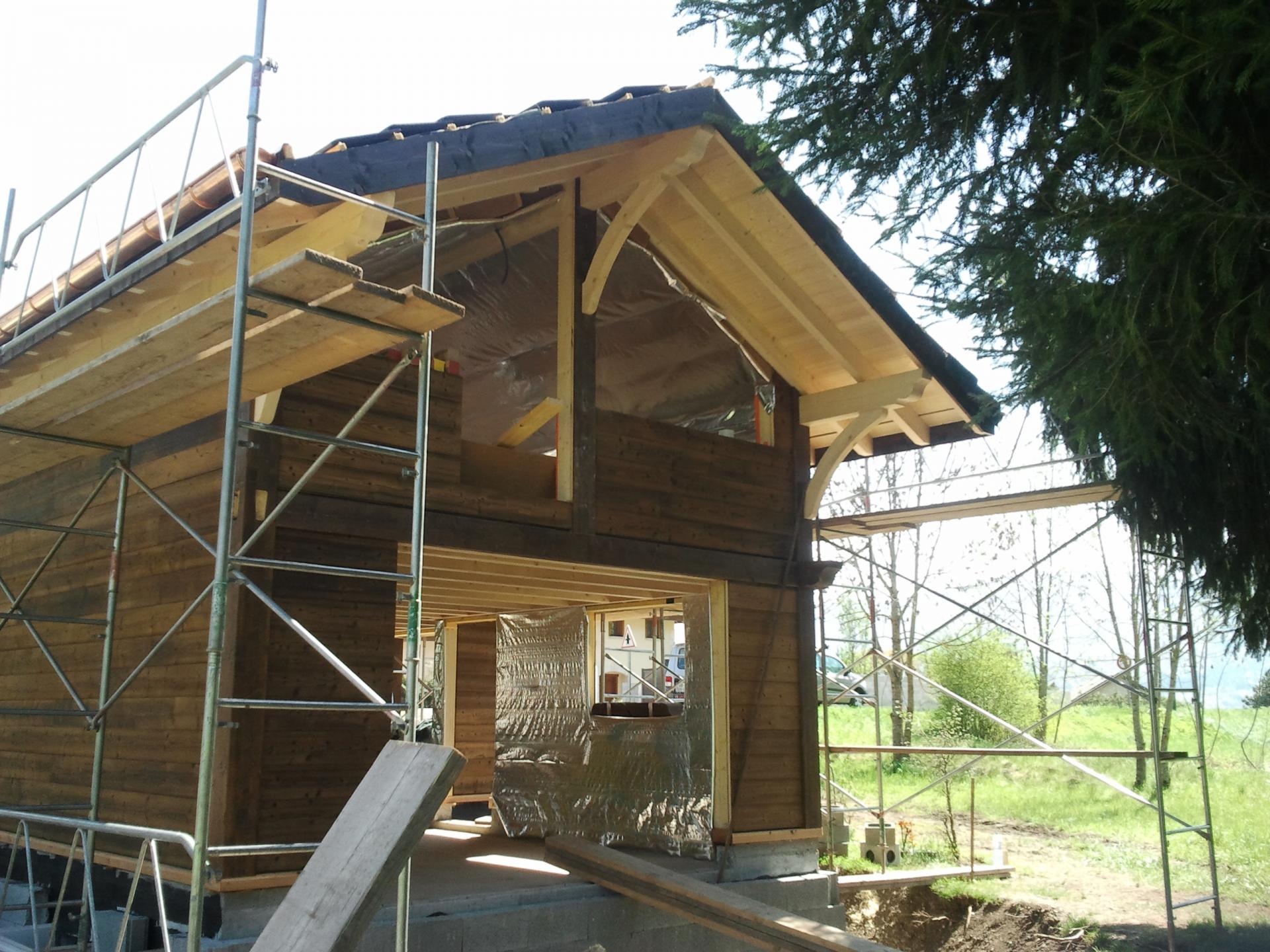 RÉALISATION D'UNE MAISON OSSATURE BOIS